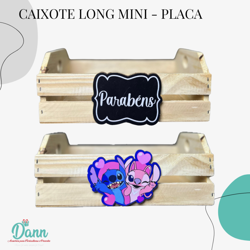 CAIXOTE LONG MINI REF 1394  TAMANHO 30X13