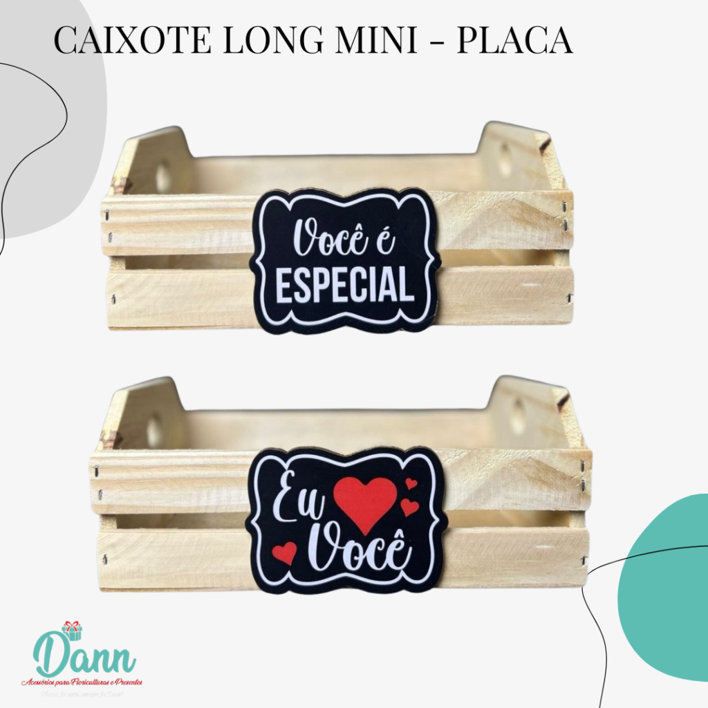 CAIXOTE LONG MINI REF 1394  TAMANHO 30X13