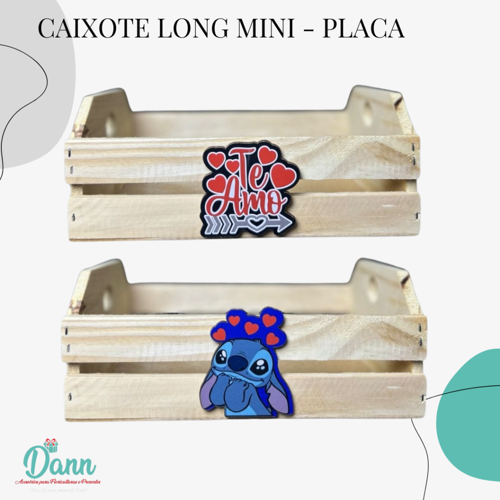 CAIXOTE LONG MINI REF 1394  TAMANHO 30X13