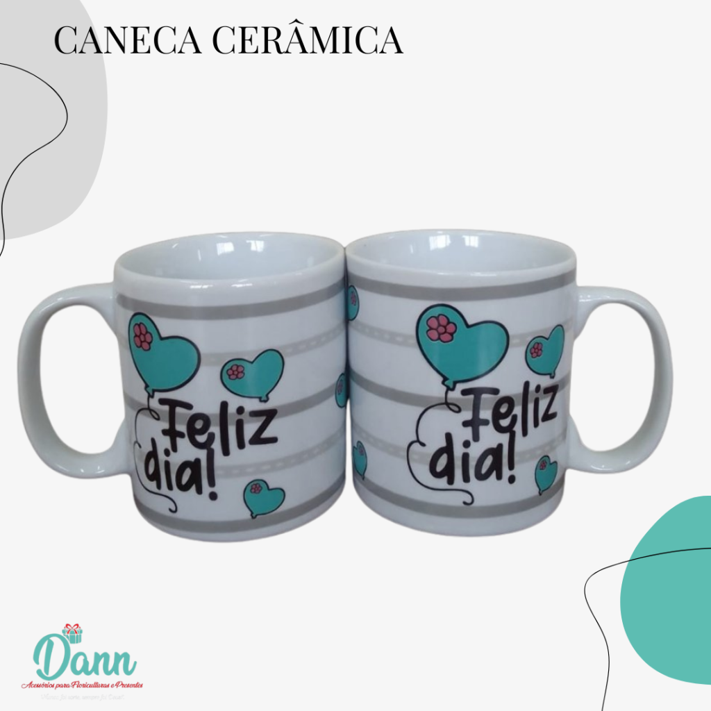 CANECA DE CERAMICA REF D70  320ML