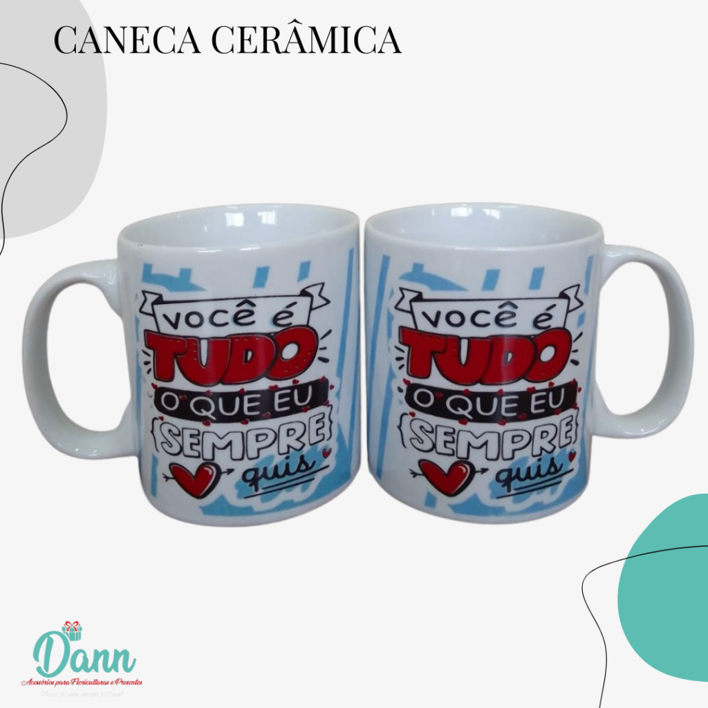 CANECA DE CERAMICA REF D69  320ML