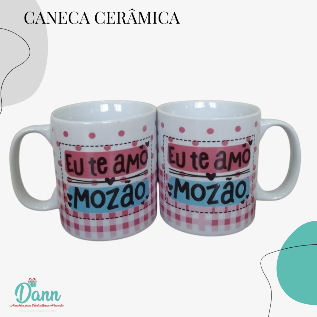 CANECA DE CERAMICA REF D68  320ML