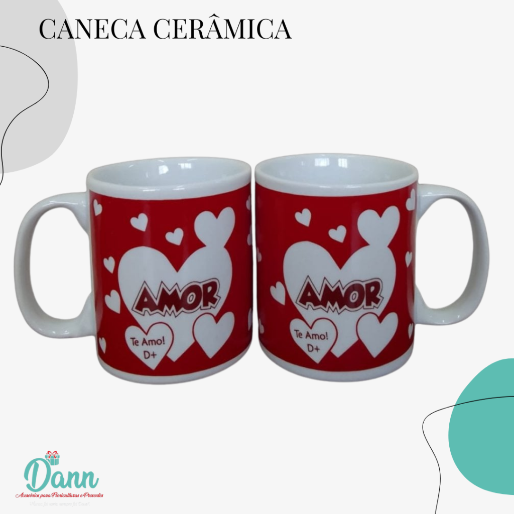 CANECA DE CERAMICA REF D67  320ML