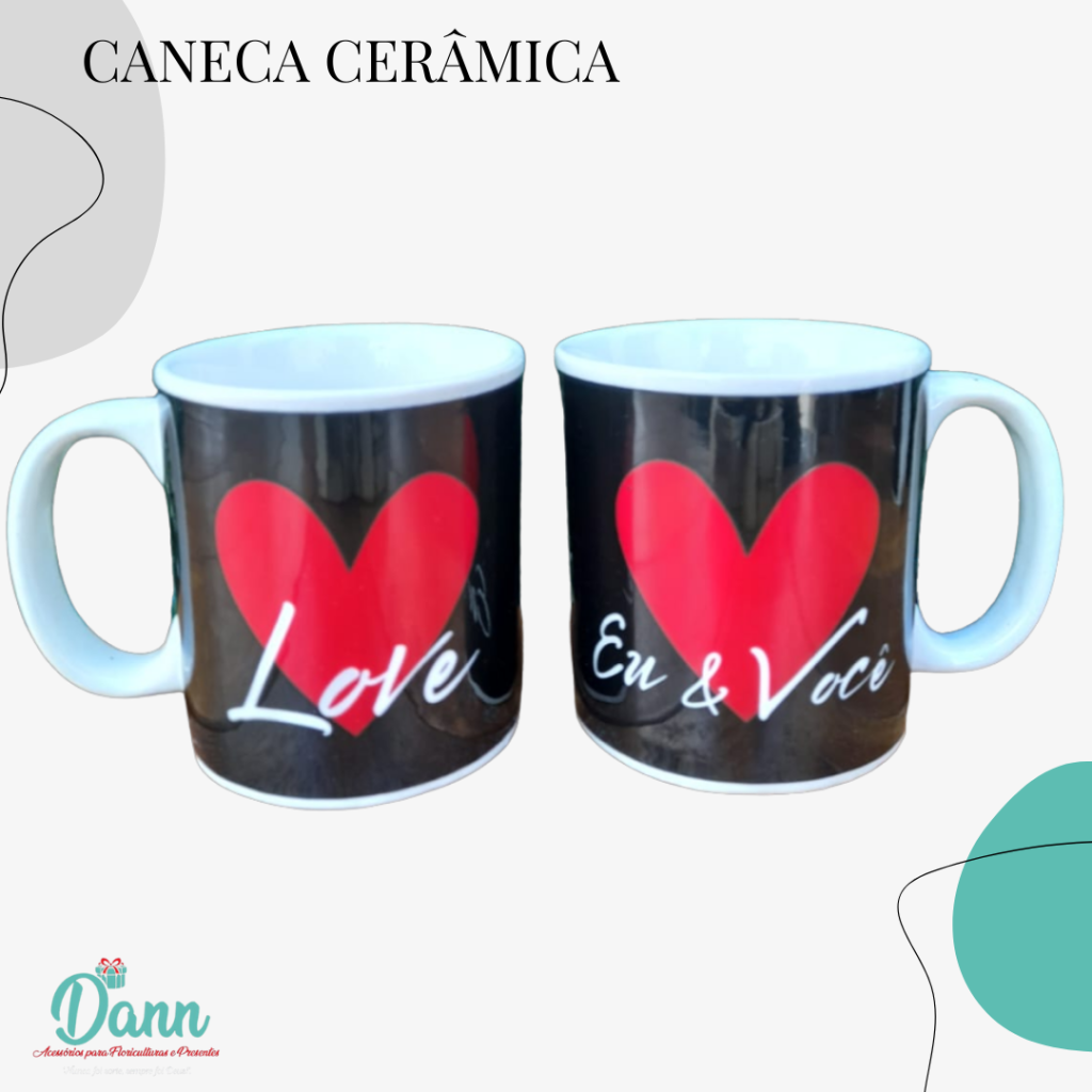 CANECA CERÂMICA REF D14 320ML