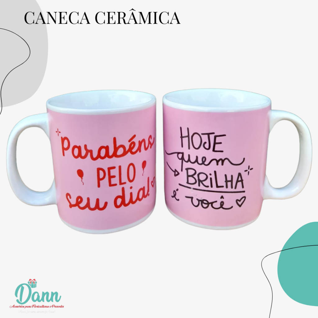CANECA CERÂMICA REF D16 320ML