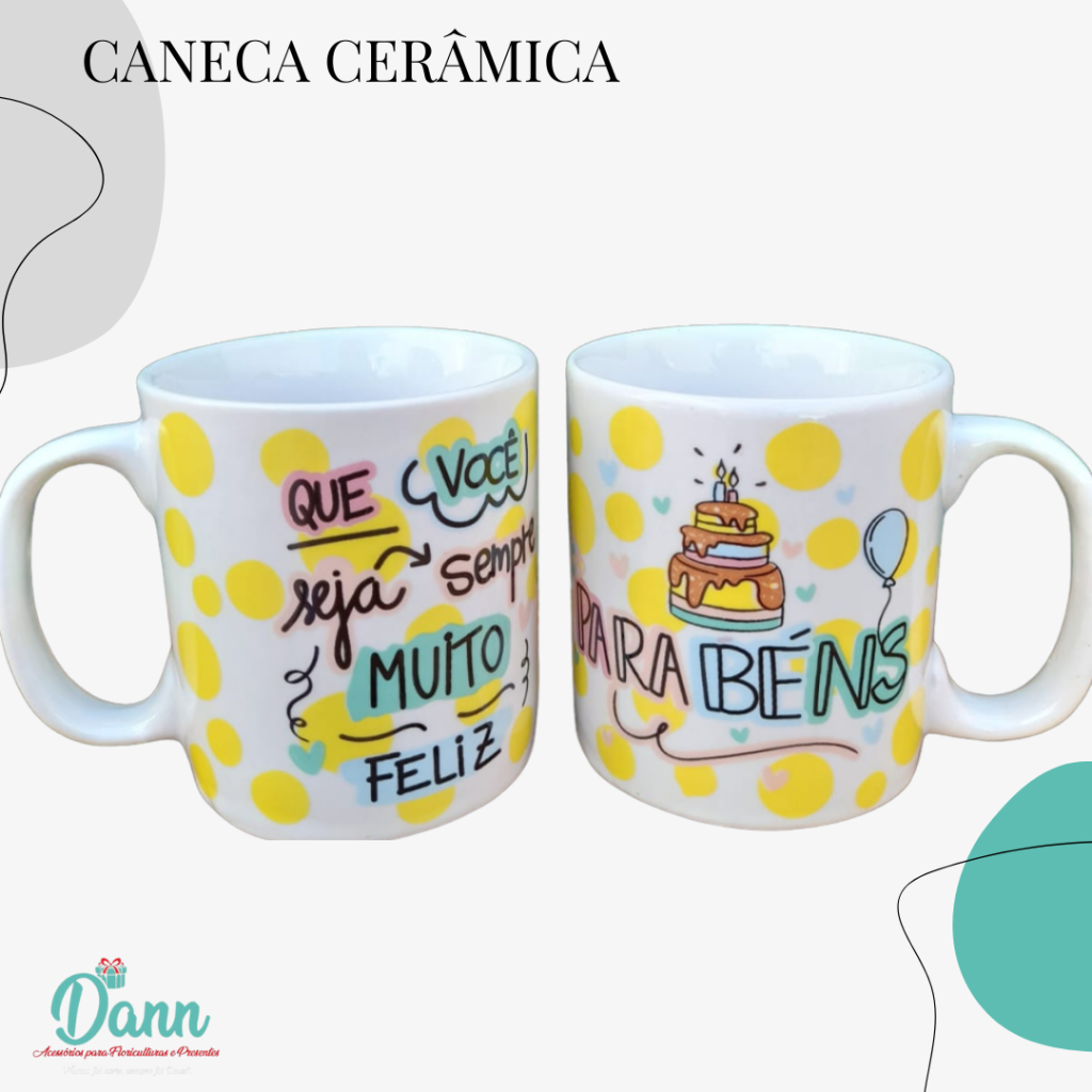  CANECA CERÂMICA REF 6628 320ML