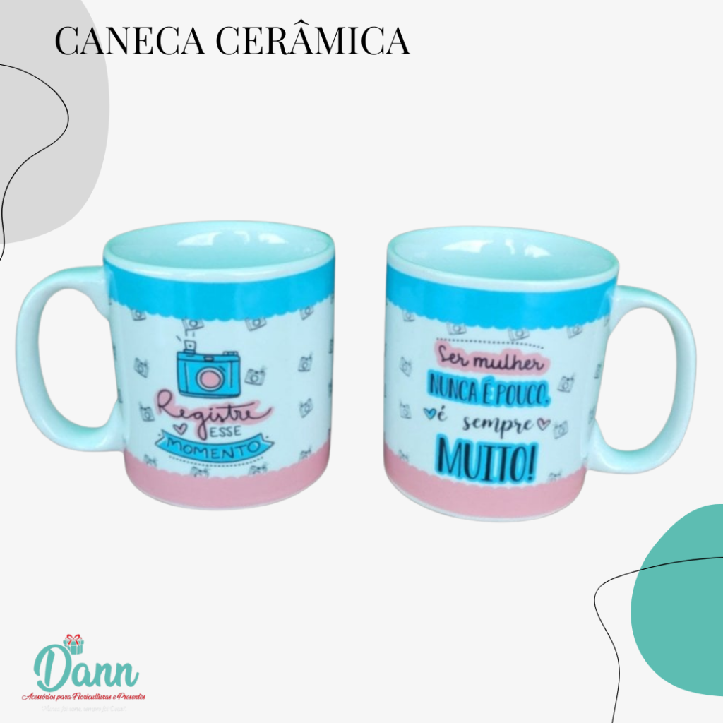CANECA CERÂMICA REF D29 320ML
