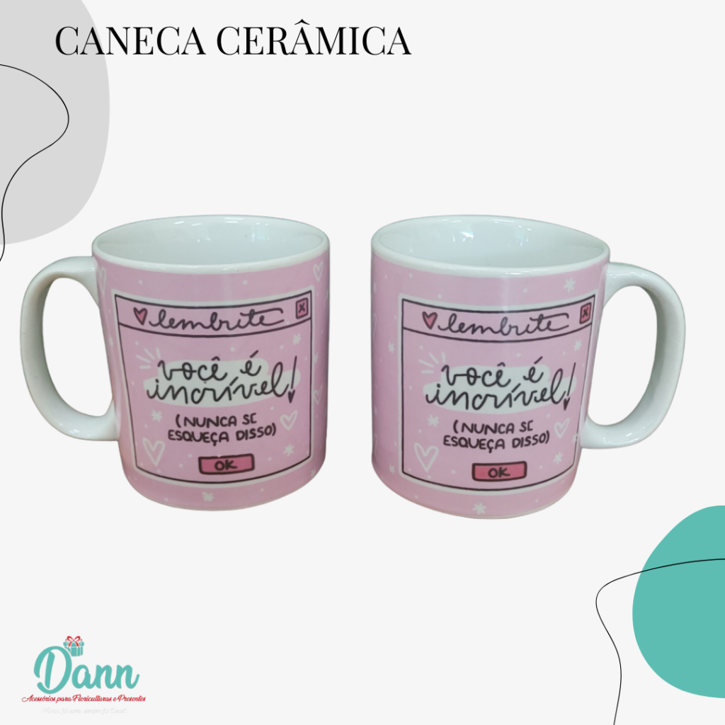 CANECA CERÂMICA REF D32 320ML