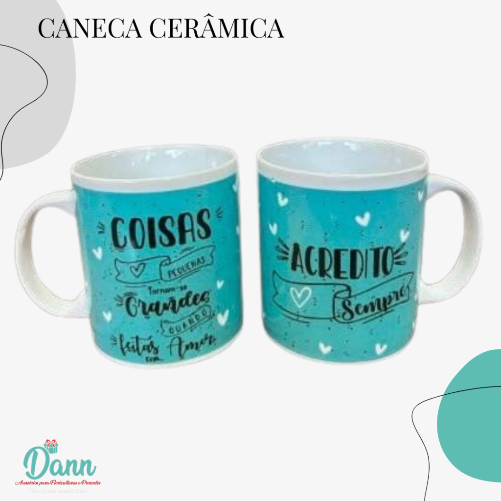 CANECA CERÂMICA REF D33 320ML
