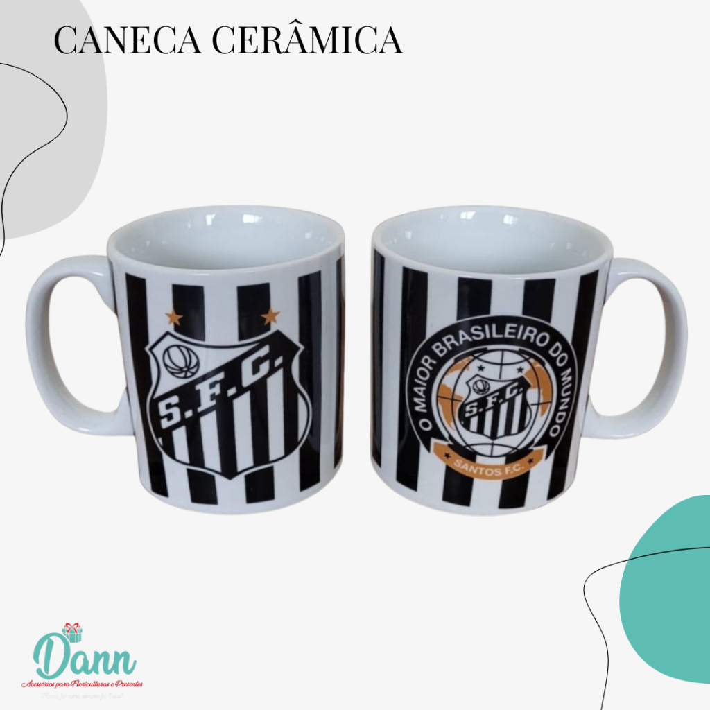 CANECA CERÂMICA REF 271 SANTOS 320ML