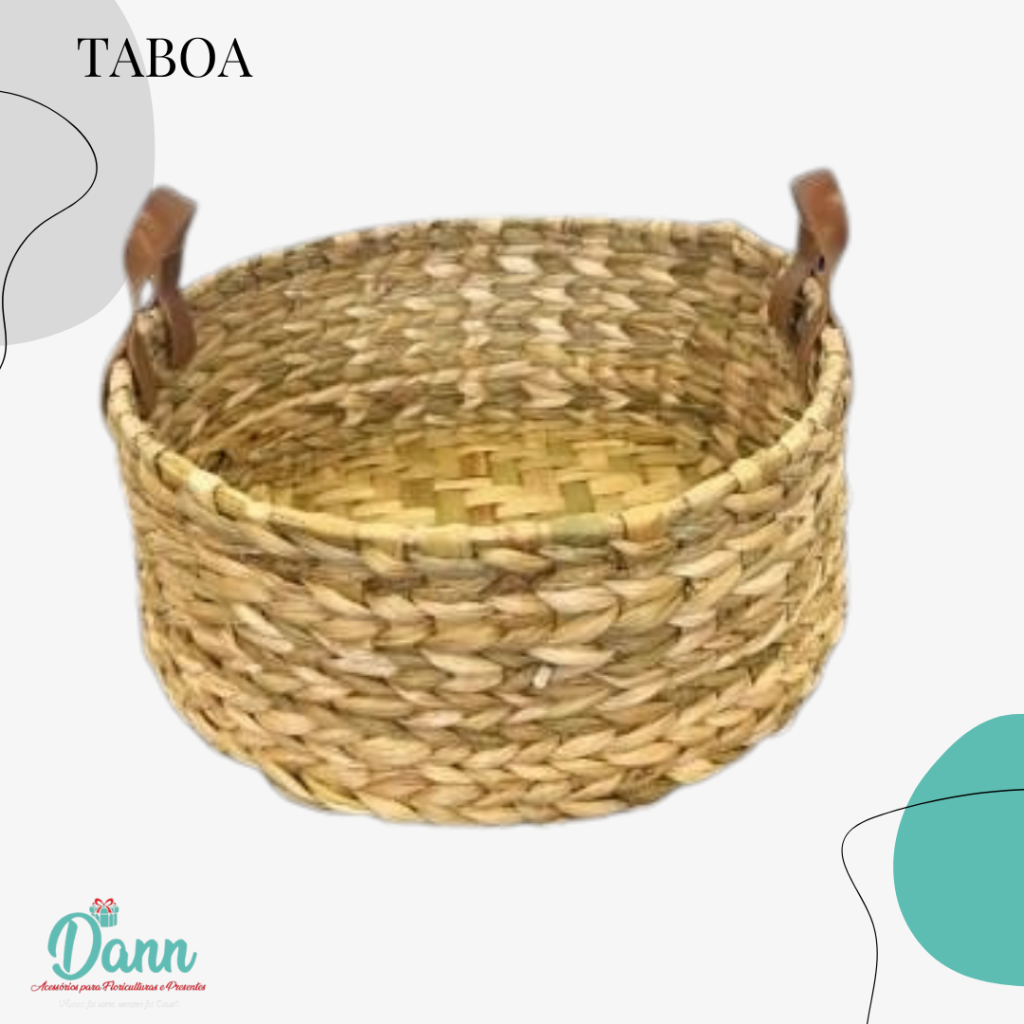 TABOA BACIA REDONDA ALCA COURO 23X11 REF 2677