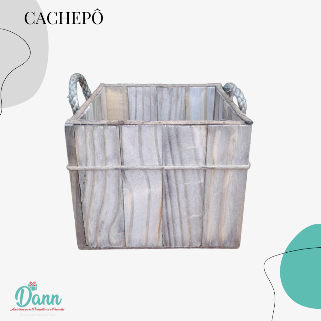 CACHEPO BALDE CRISANTEMO QUADRADO REF 1027