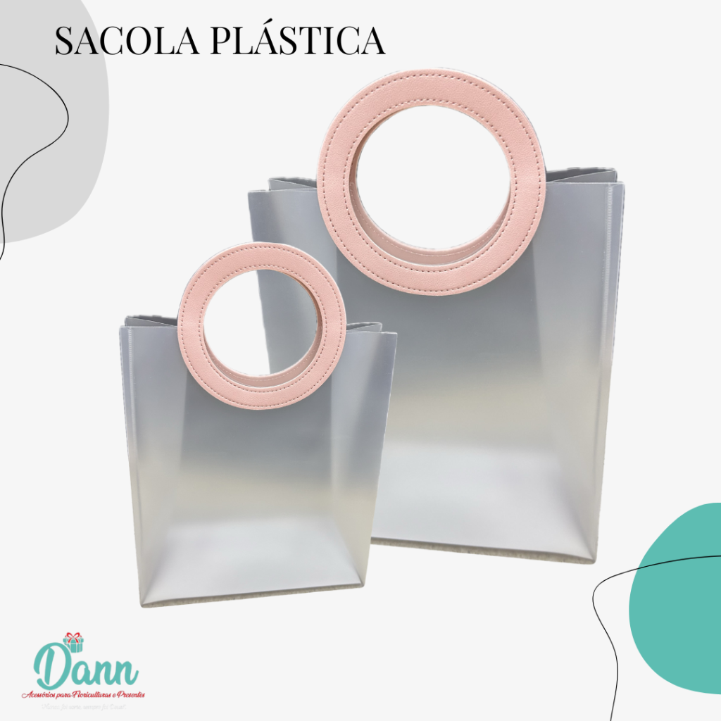 SACOLA FOSCA C/1 UNIDADE  ROSE
