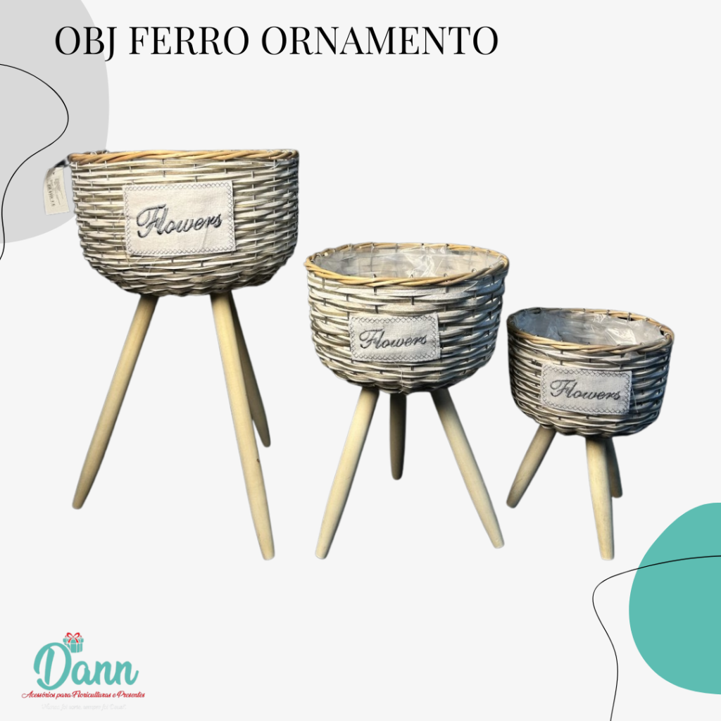 OBJETO FERRO ORNAMENTO 
