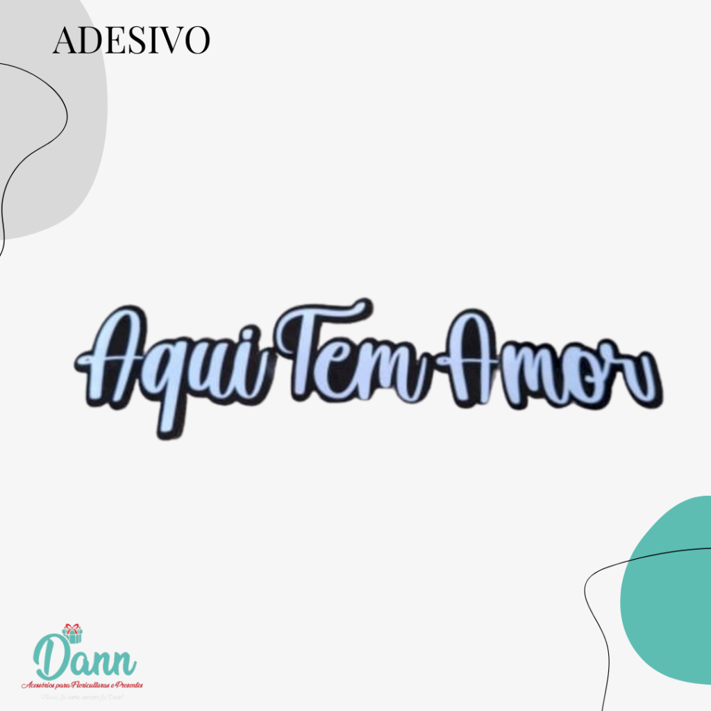 ADESIVO M  AQUI TEM AMOR