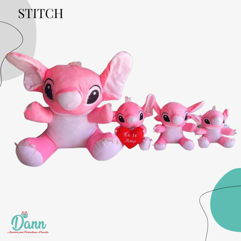 PELUCIA STITCH ROSA