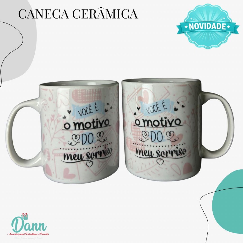   CANECA CERÂMICA REF D85 320 ML