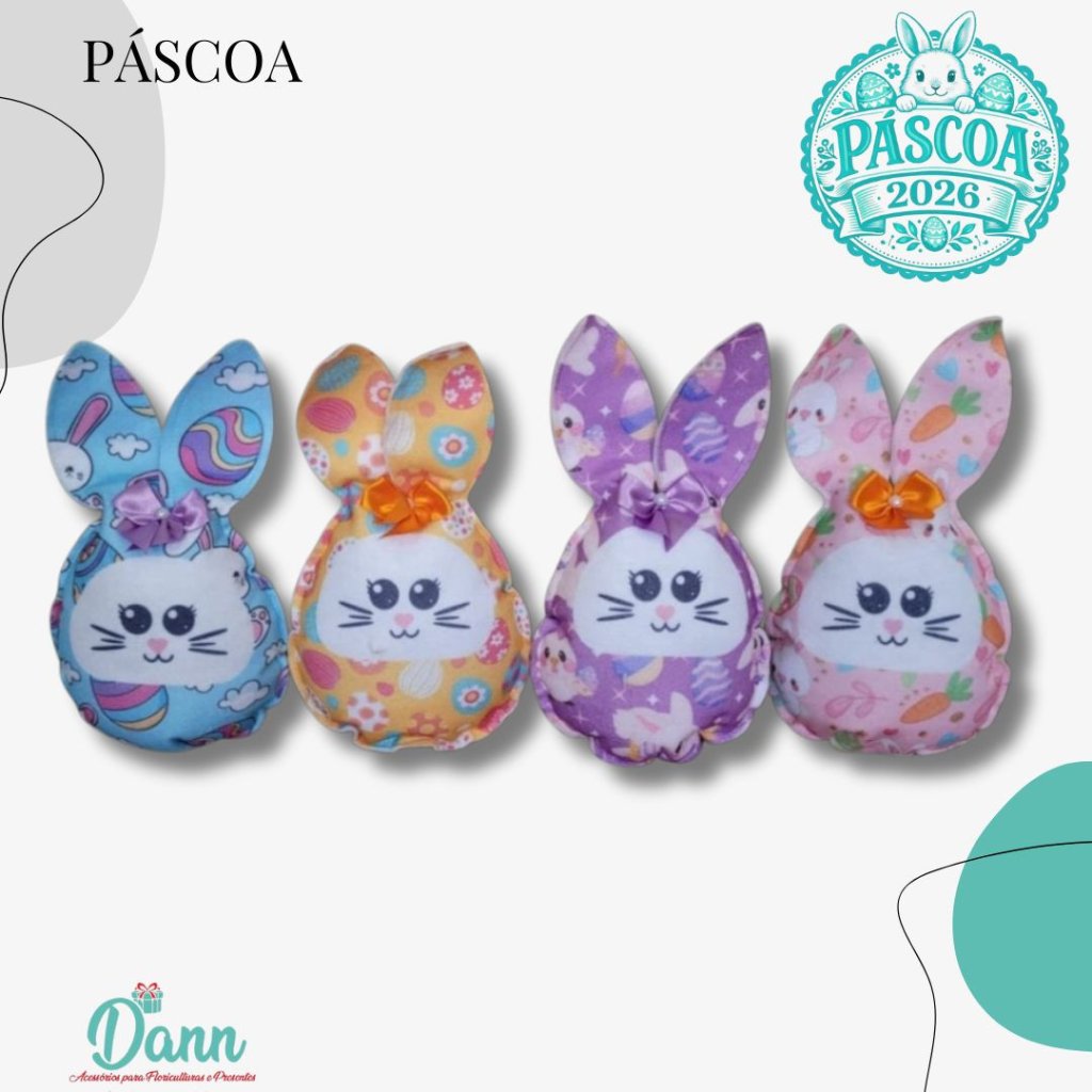 PELUCIA COELHO FELTRO 25x15  REF 2564 