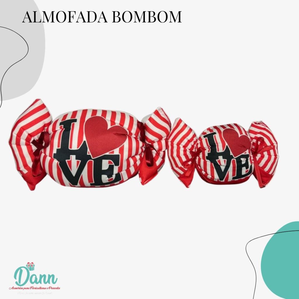 ALMOFADA BOMBOM LOVE 