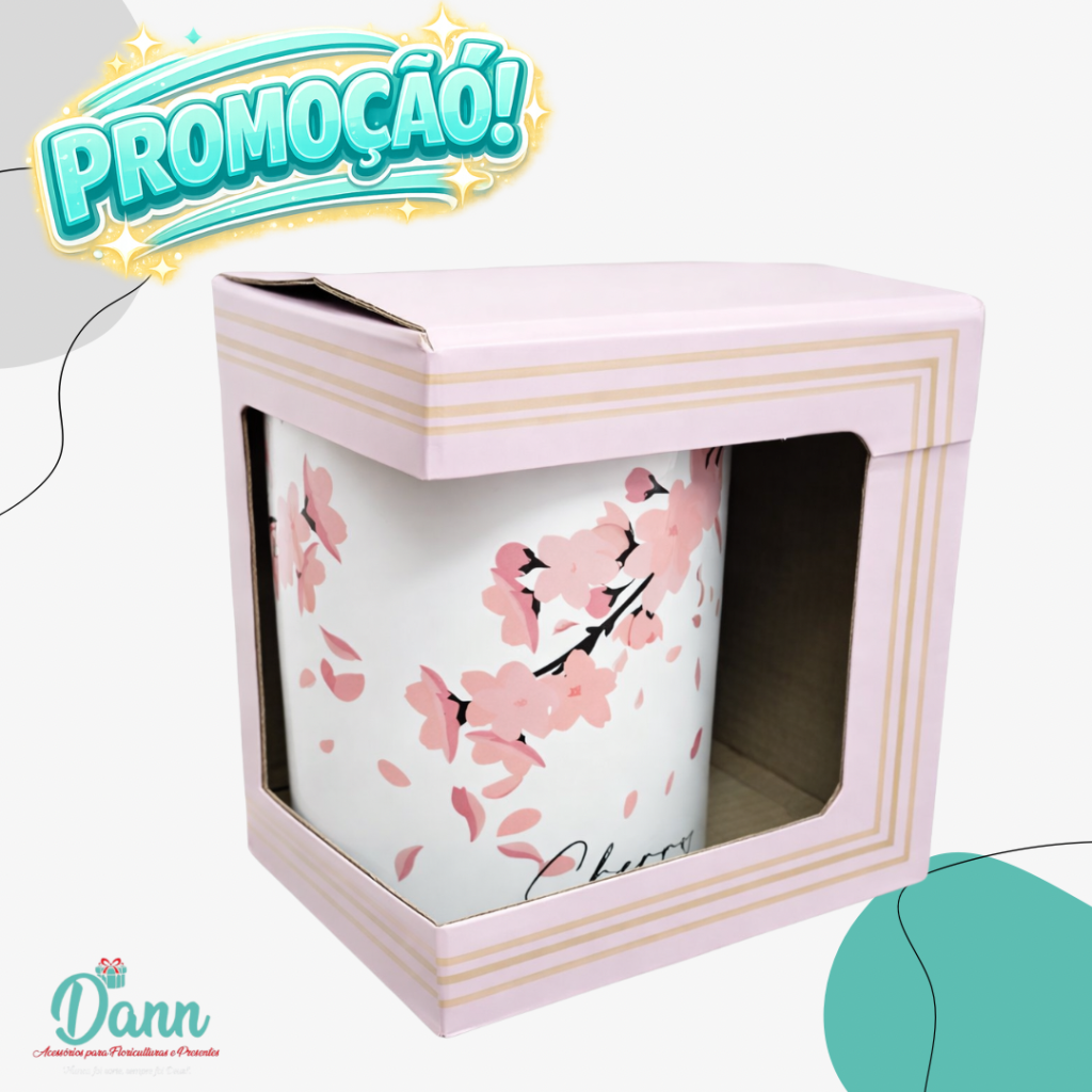 CAIXA PAPER CANECA  ROSA