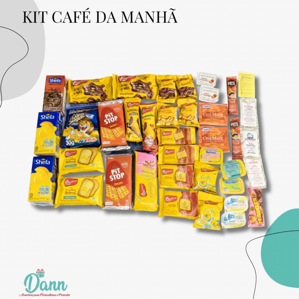 KIT CAFE DA MANHA DA C/ 40 ITENS REF 3618