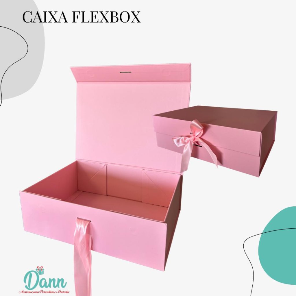 EB0016ROC CAIXA DOBRAVEL RIGIDA MD (ROSA) REF 3887