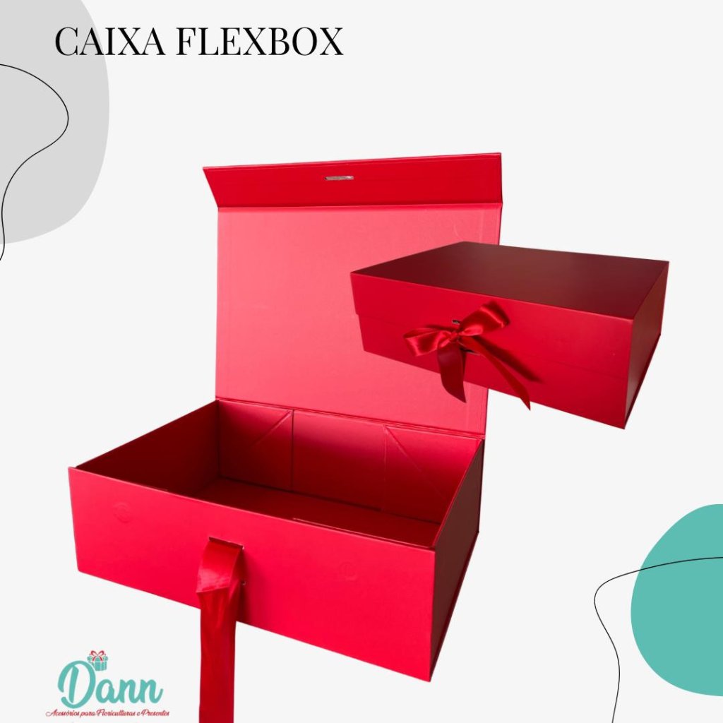 EB0016 CAIXA DOBRAVEL RIGIDA MD VERMELHO REF 3886