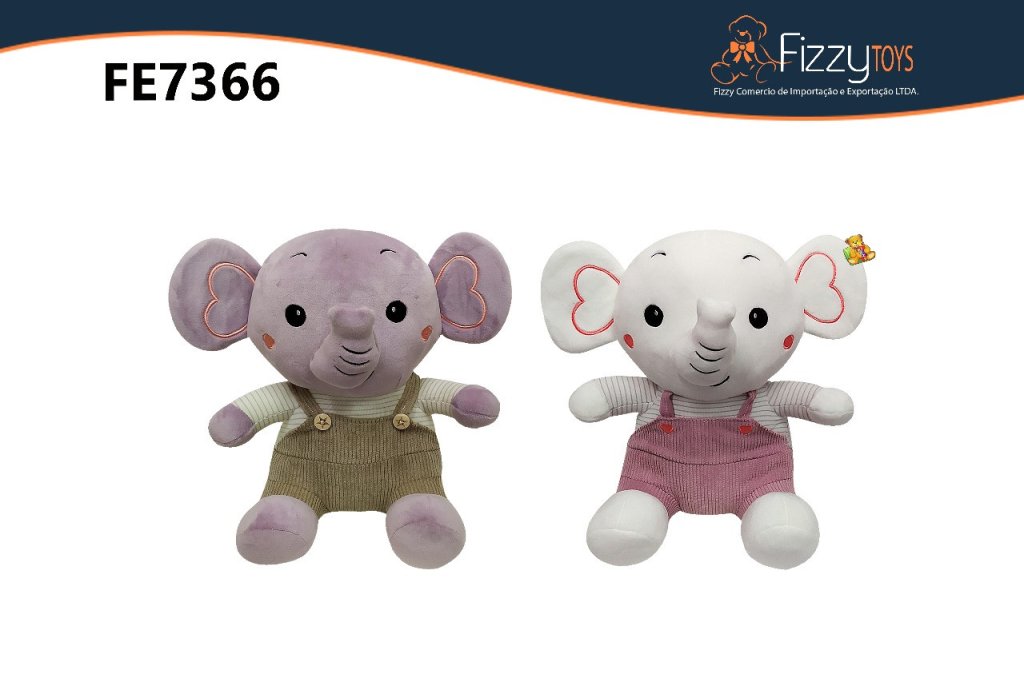 FE7366 PELUCIA ELEFANTE 27CM