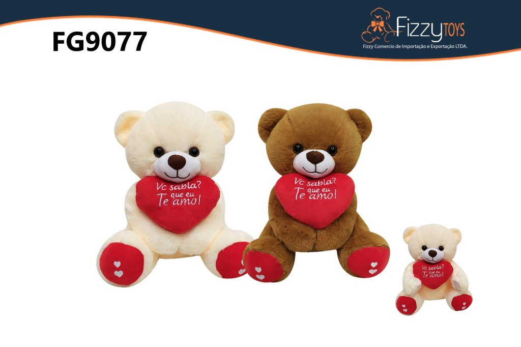 FG9077 PELUCIA URSO 30CM