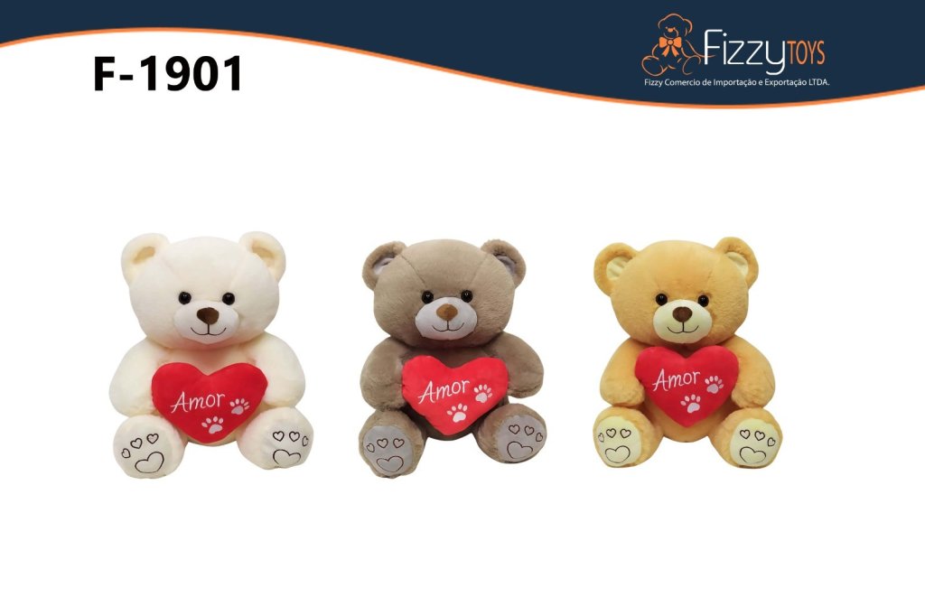 F1901 PELUCIA URSO 36CM