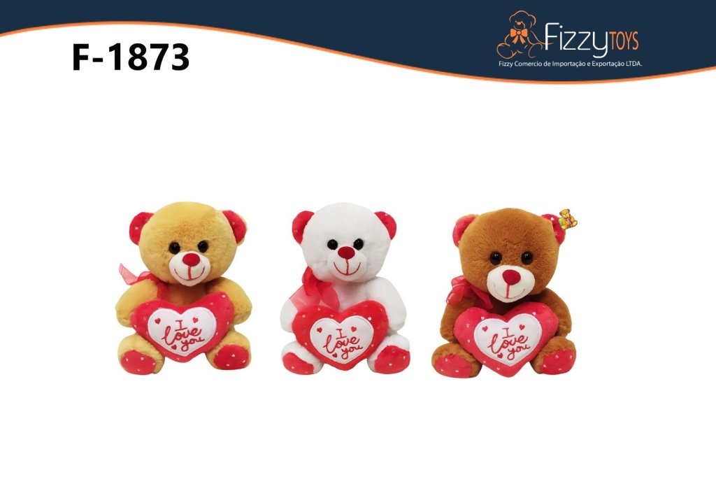 F1873 PELUCIA URSO 15CM