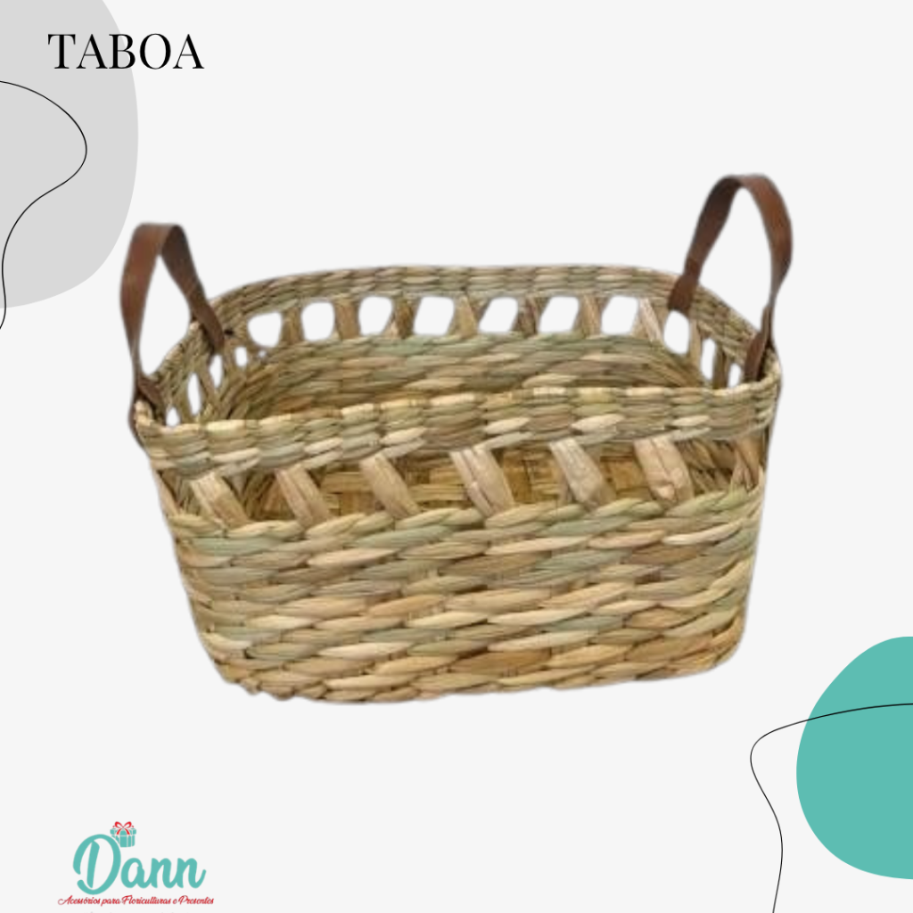  TABOA  RETAN MEIO FRISO ALÇA COURO REF 2676