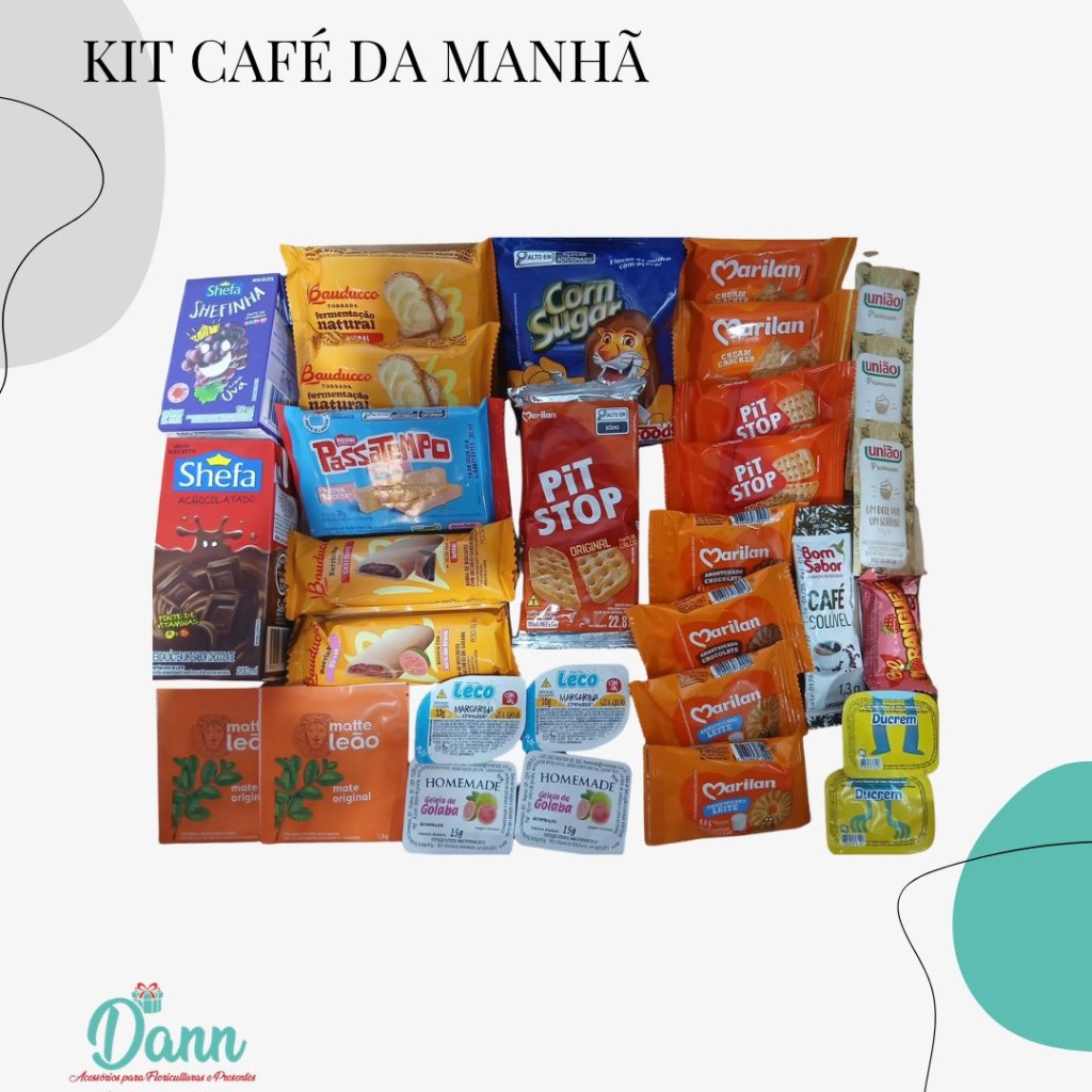 KIT CAFE DA MANHA C/ 30 ITENS REF 3617