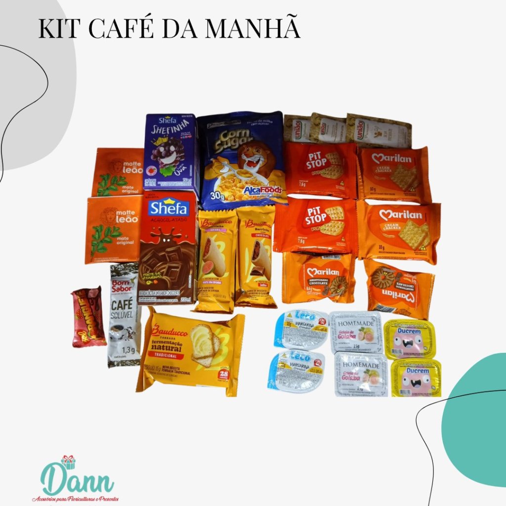 KIT CAFE DA MANHA C/ 25 ITENS REF 3616