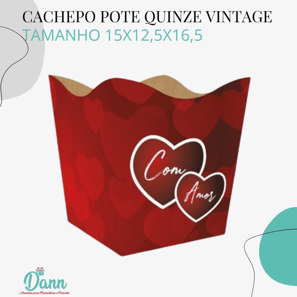 CACHEPO PAPER VINTAGE POTE 15 LORENA C/10 REF 3924