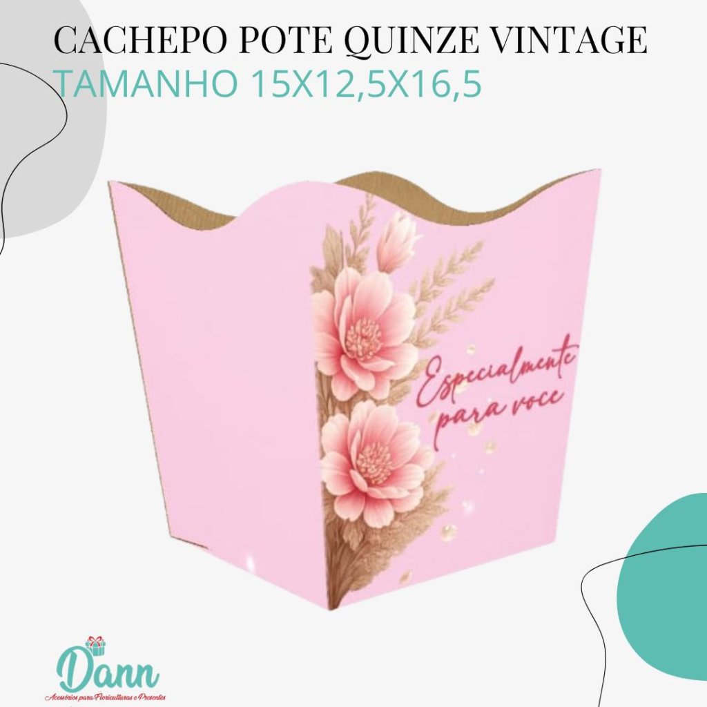 CACHEPO PAPER VINTAGE POTE 15 BIA C/10 REF 3921