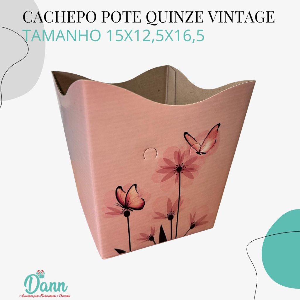 CACHEPO PAPER VINTAGE POTE 15 ADRIANA C/10  REF 3572