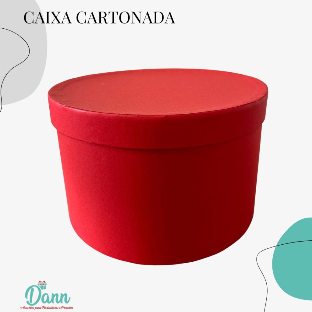BOX LISA M VERMELHO 23,5X15 REF 361