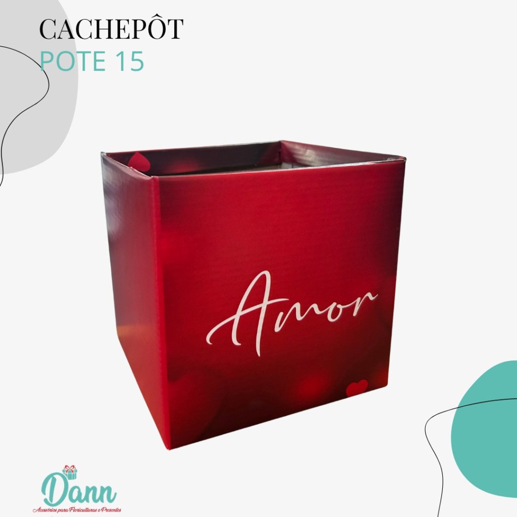 CACHEPO PAPER POTE 15 QUADRADO MARTA C/10 REF 3949