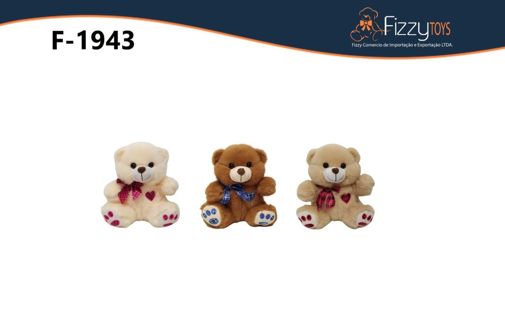 F1943 PELUCIA URSO 23CM