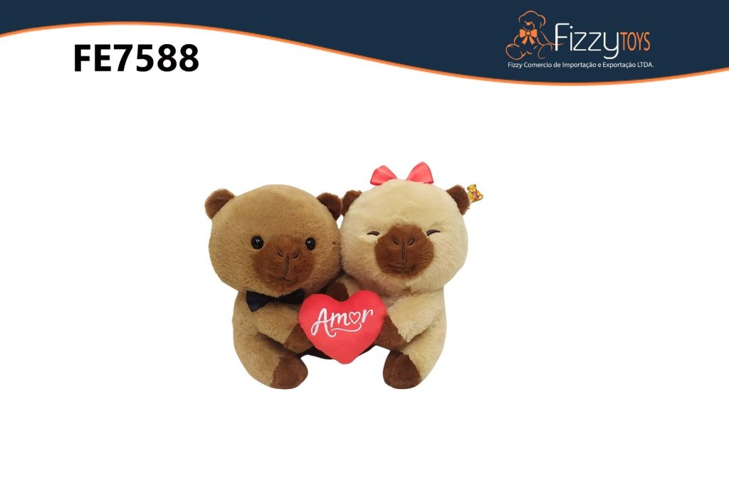 FE7588 PELUCIA CAPIVARA 18CM