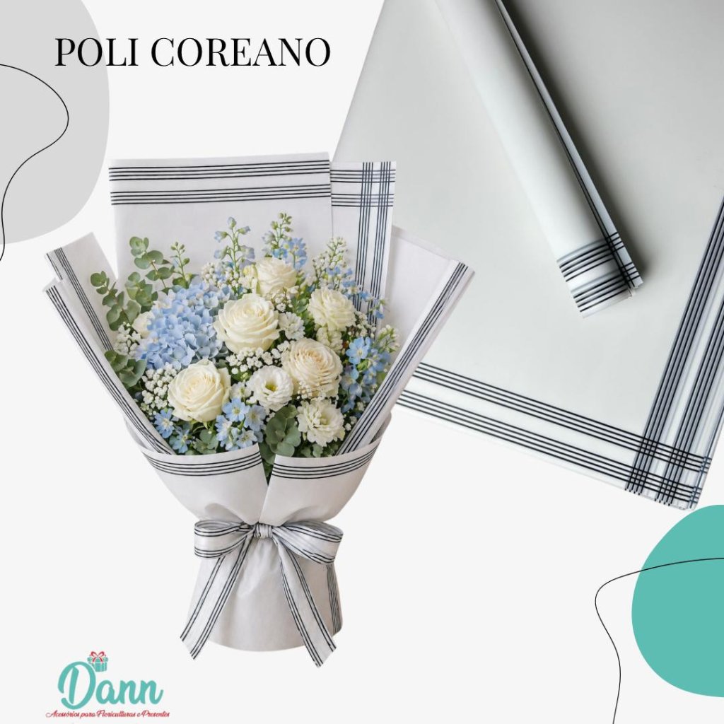 MK2694Z POLI COREANO BRANCO COM PRETO C/20 57X57 REF 4148