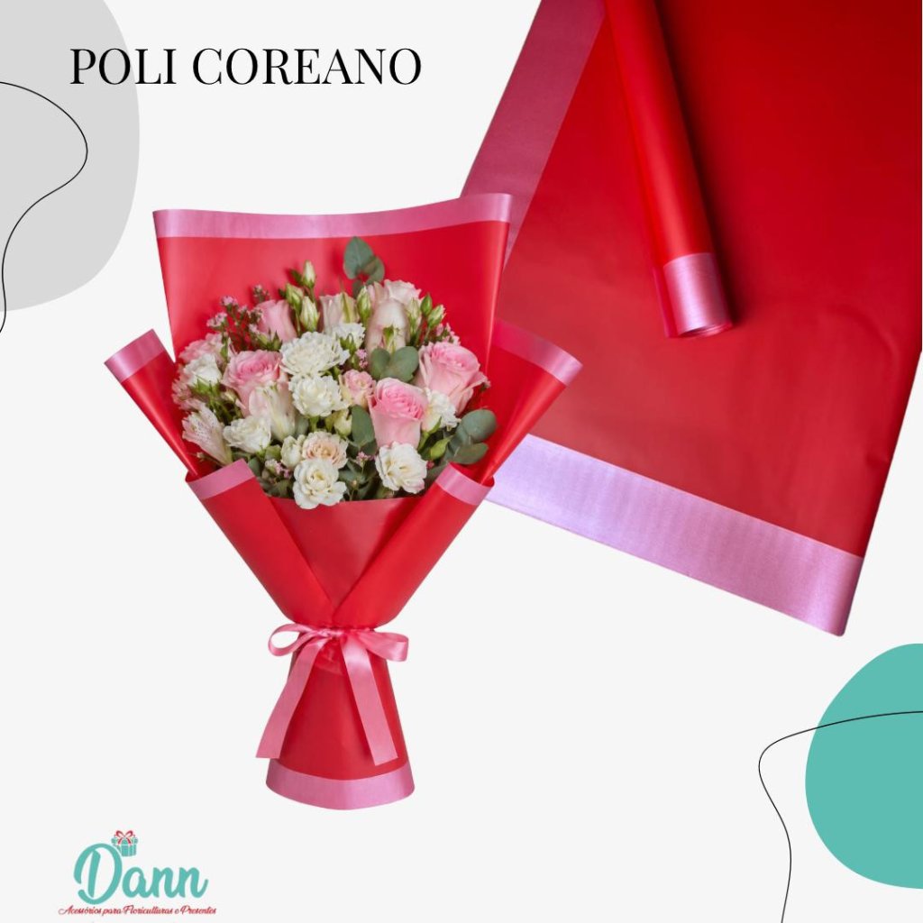 MK2692Z POLI COREANO VERMELHO C/20 57X57 REF 4149 