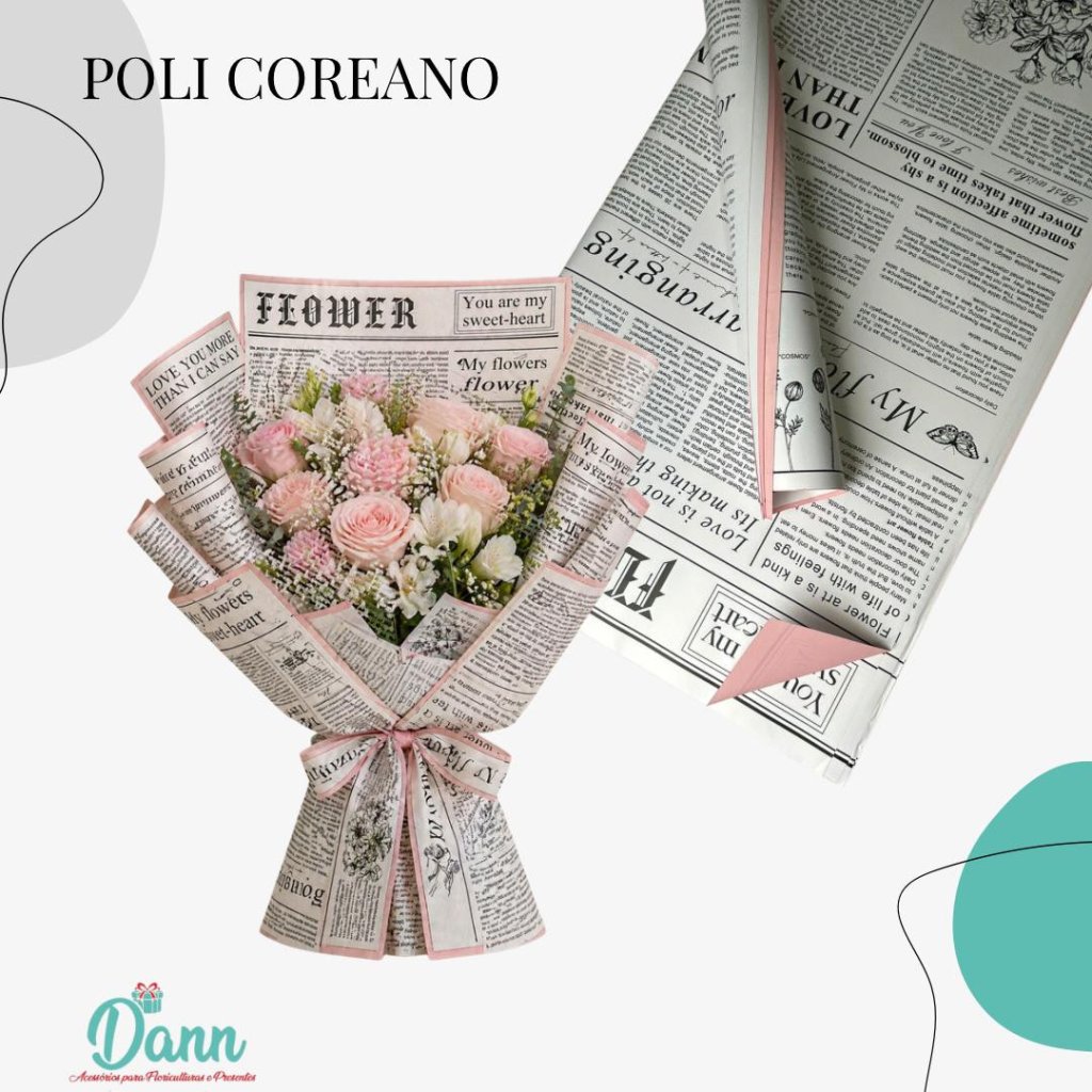 MK263637 POLI COREANO JORNAL ROSA C/20  57X57 REF 4150 