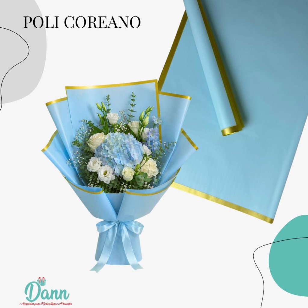 MK263607 POLI COREANO AZUL CLARO C/20 57X57 REF 4146