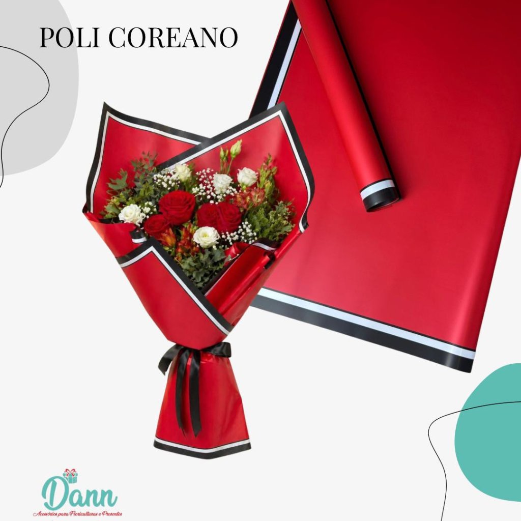 MK263634 POLI COREANO VERMELHO C/20  57X57 REF 4147