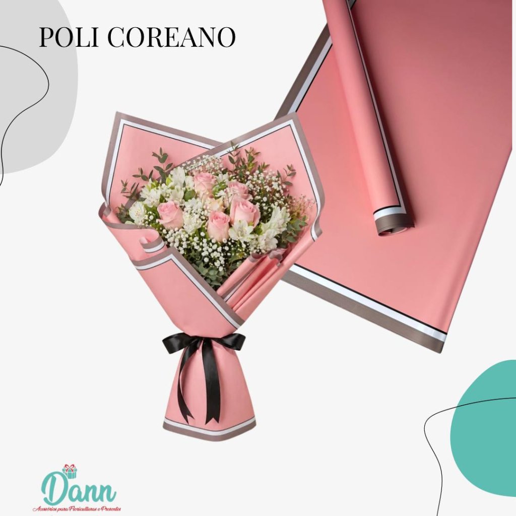 MK263634 POLI COREANO ROSA C/20 57X57 R EF 4147