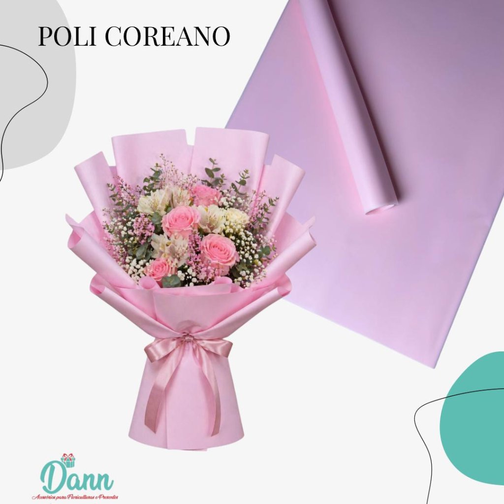 MK263600 POLI COREANO ROSA CLARO C/20 56X54 REF 4151