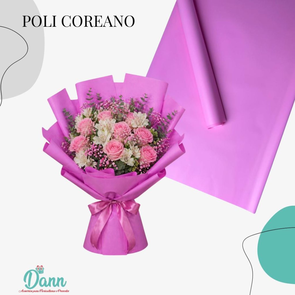 MK263600 POLI COREANO ROSA C/20 56X54 REF 4151