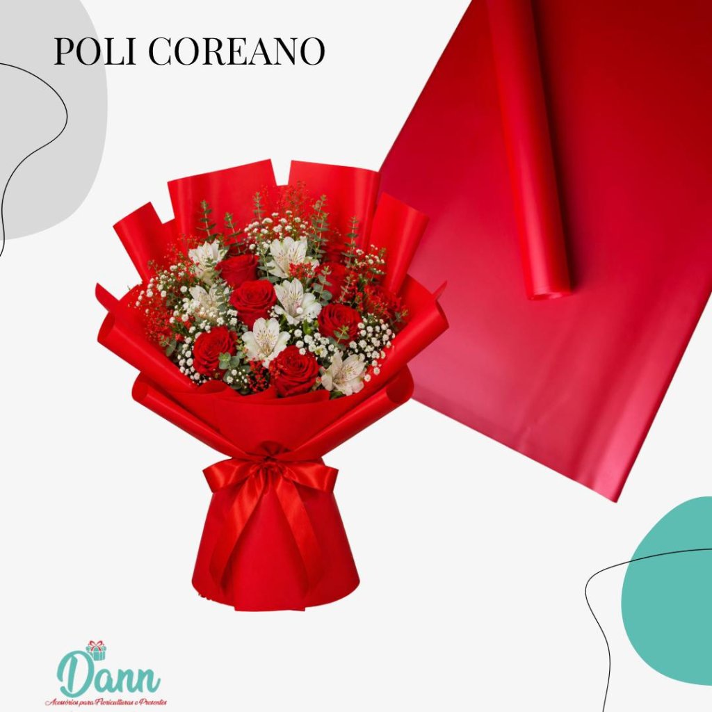 MK263600 POLI COREANO VERMELHO C/20 56X54 REF 4151